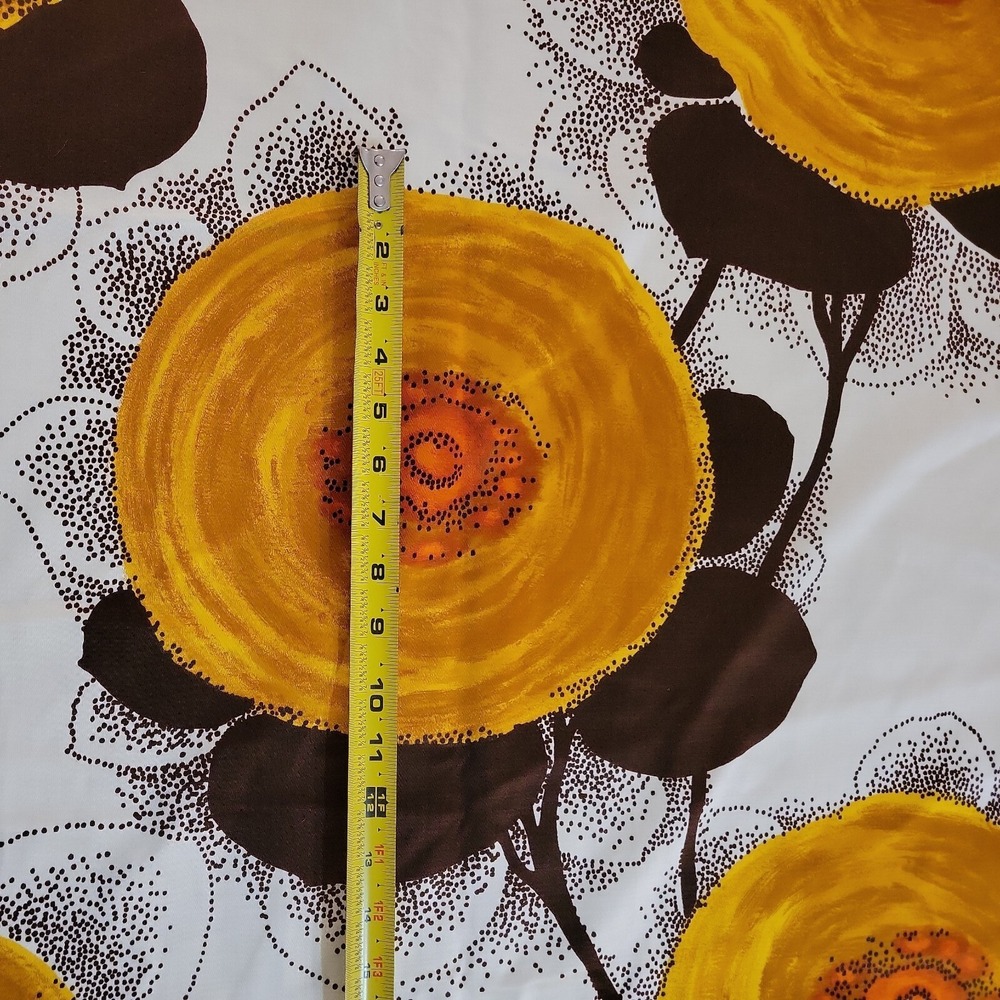VINTAGE Mid Century Modern Retro 134" L 92" H Curtain Panel Fabric Dekoplus - Picture 10 of 10